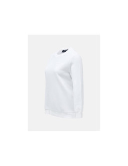Bluza damska peak performance w original small logo crew kolor biały 2