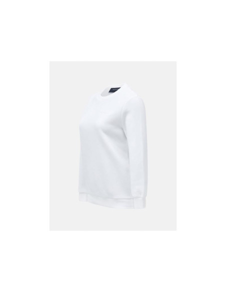 Bluza damska peak performance w original small logo crew kolor biały