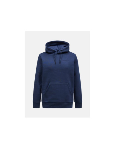 Bluza męska peak performance original small logo hood men kolor granatowy
