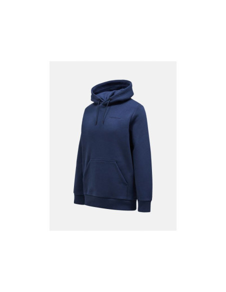 Bluza męska peak performance original small logo hood men kolor granatowy