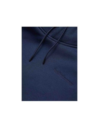 Bluza męska peak performance original small logo hood men kolor granatowy