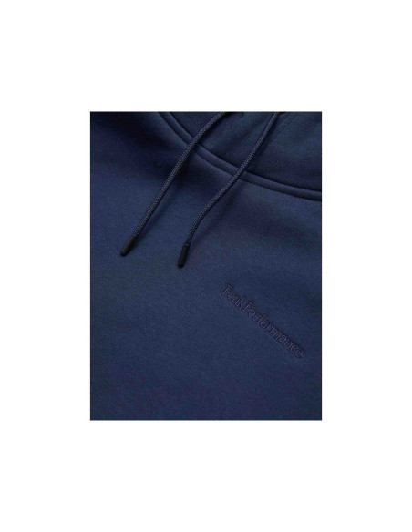 Bluza męska peak performance original small logo hood men kolor granatowy