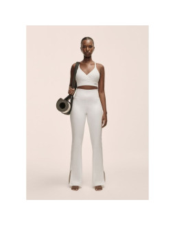 Legginsy damskie casall grace flare slit pant biały - s