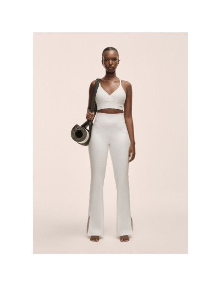 Legginsy damskie casall grace flare slit pant biały - s