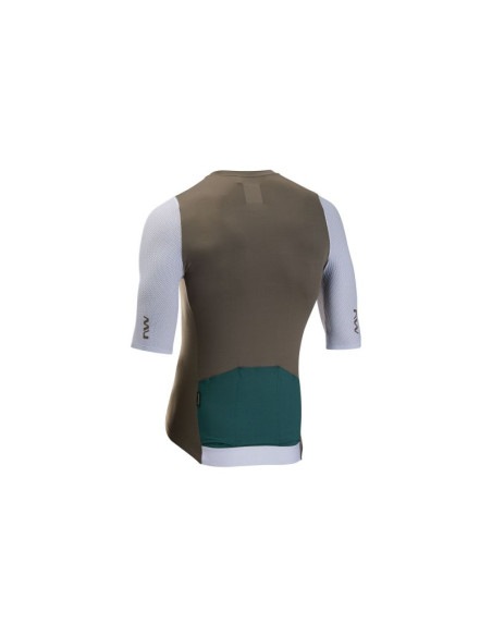 Koszulka rowerowa northwave extreme evo jersey s/s brązowa