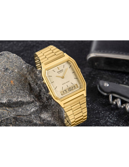Zegarek męski casio vintage aq-230ga-9dmqyes + box