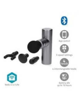 Pistolet do masażu nedis smartlife 5 trybów