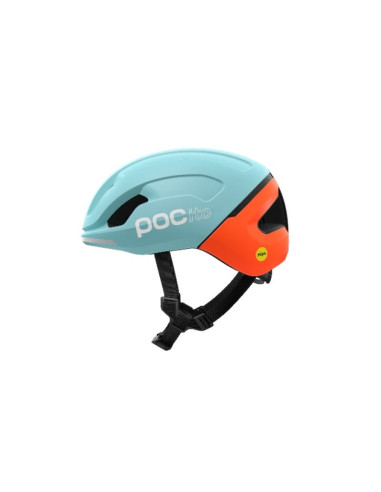 Kask rowerowy pocito omne mips niebiesko pomarańczowy