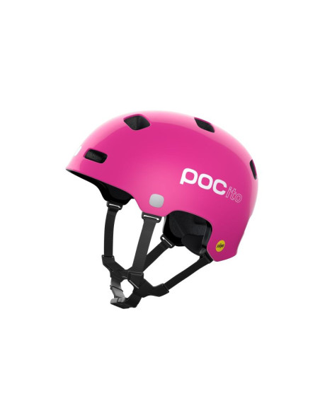 Kask rowerowy pocito crane mips fluo pink