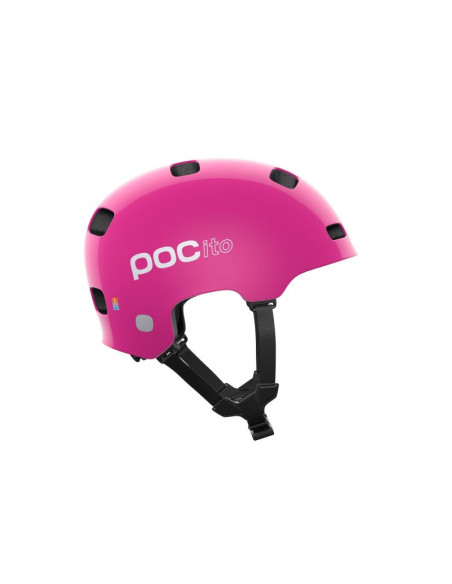 Kask rowerowy pocito crane mips fluo pink