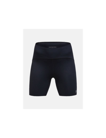 Legginsy damskie peak performance w light short tights kolor czarny