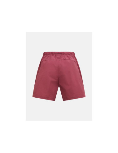Szorty damskie peak performance w outdoor cargo shorts kolor czerwony