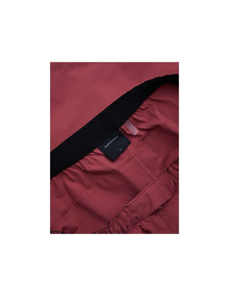 Szorty damskie peak performance w outdoor cargo shorts kolor czerwony