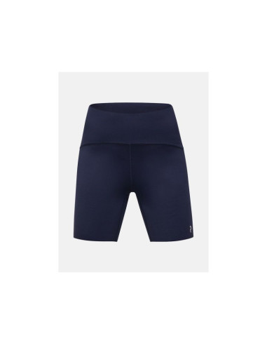 Legginsy damskie peak performance w light short tights kolor granatowy