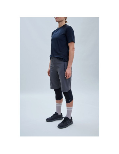 Spodenki rowerowe poc w's essential enduro shorts szary