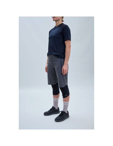 Spodenki rowerowe poc w's essential enduro shorts szary
