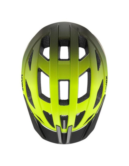 Kask rowerowy uvex i-vo 2 60-64cm, neon yellow/black matt