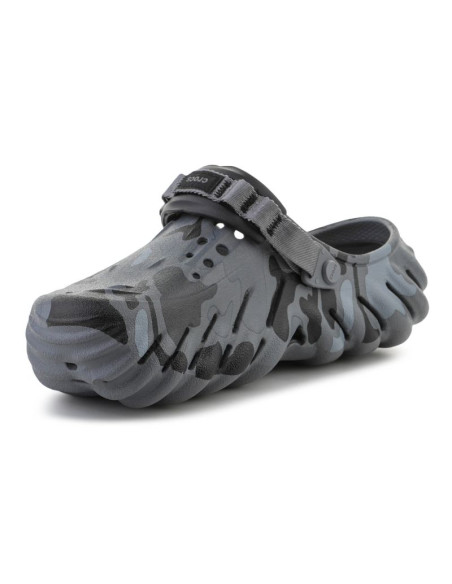 Crocs echo duck camo clog charcoal/black 211981-082