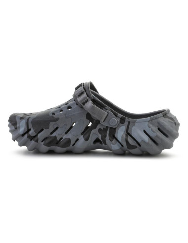 Crocs echo duck camo clog charcoal/black 211981-082