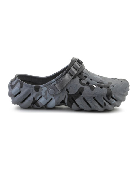 Crocs echo duck camo clog charcoal/black 211981-082