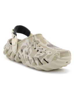 Crocs echo duck camo clog bone/black 211981-2yj
