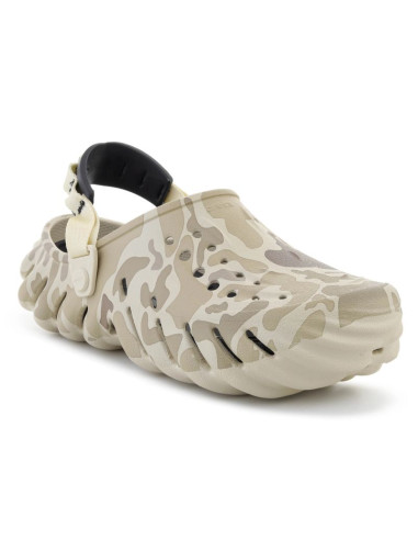 Crocs echo duck camo clog bone/black 211981-2yj
