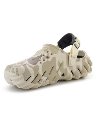 Crocs echo duck camo clog bone/black 211981-2yj