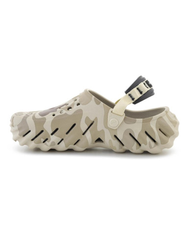 Crocs echo duck camo clog bone/black 211981-2yj