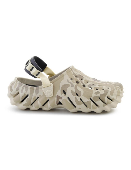 Crocs echo duck camo clog bone/black 211981-2yj