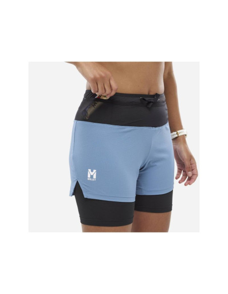 Szorty damskie millet intense 2in1 short w niebieskie