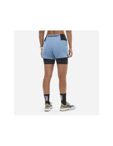 Szorty damskie millet intense 2in1 short w niebieskie