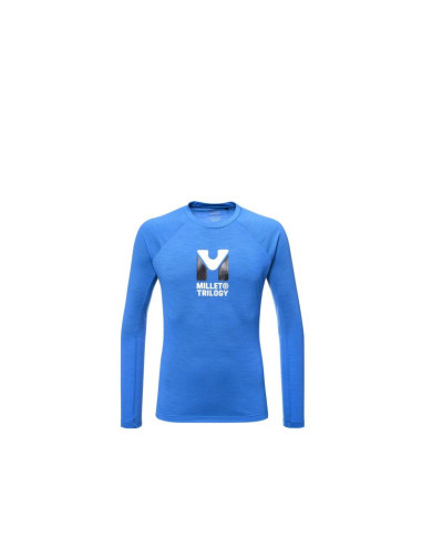 Koszulka męska millet trilogy wool ts ls m niebieska'