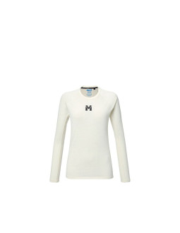 Koszulka damska millet trilogy wool ts ls w beżowa