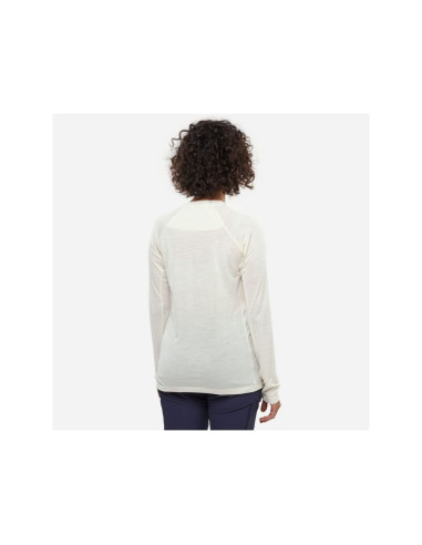 Koszulka damska millet trilogy wool ts ls w beżowa