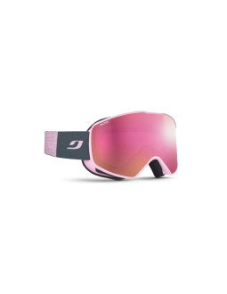 Gogle narciarskie julbo pulse różowo szare