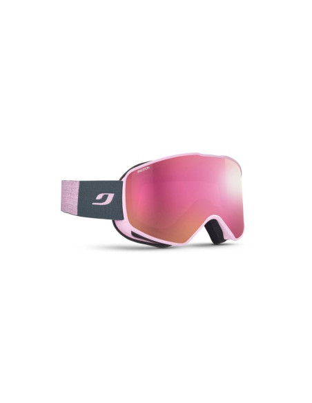 Gogle narciarskie julbo pulse różowo szare