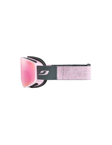 Gogle narciarskie julbo pulse różowo szare