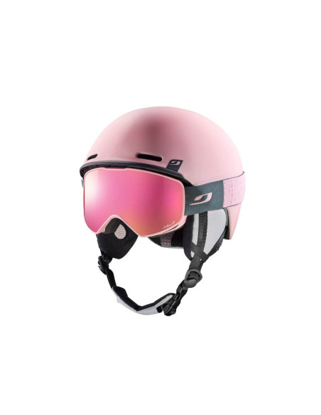 Gogle narciarskie julbo pulse różowo szare