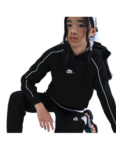 Dres dla dzieci nike sportswear club fleece czarny hq9318 010