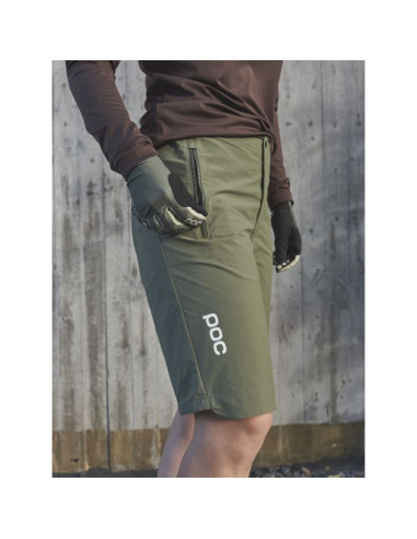 Spodenki rowerowe poc w's essential enduro shorts - zielony