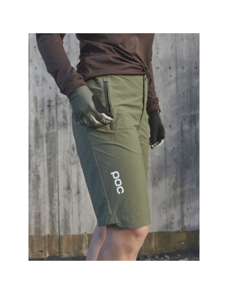 Spodenki rowerowe poc w's essential enduro shorts - zielony