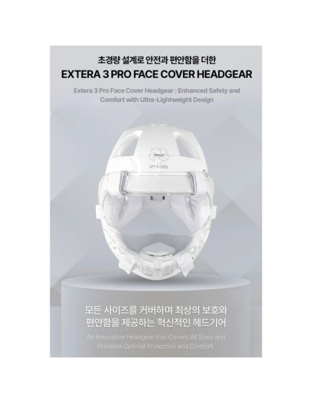 Kask z osłoną twarzy extera 3 pro wkf | mooto