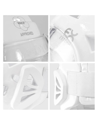 Kask z osłoną twarzy extera 3 pro wkf | mooto