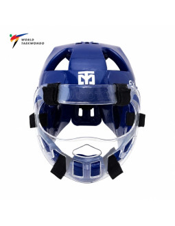 Kask z osłoną twarzy extera 3 pro world taekwondo (wt) | mooto