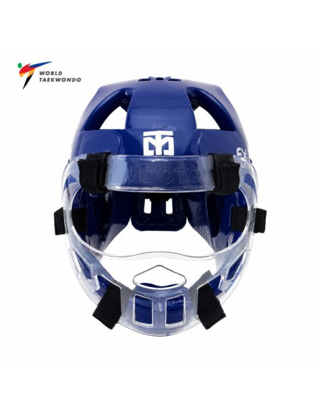 Kask z osłoną twarzy extera 3 pro world taekwondo (wt) | mooto