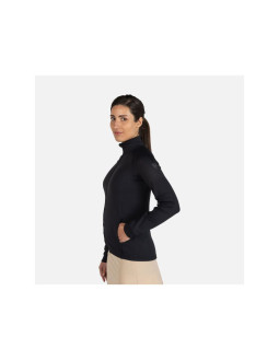 Bluza damska rossignol w mid layer thin czarna 2