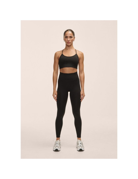 Legginsy treningowe damskie casall soft touch high waist tights kolor czarny
