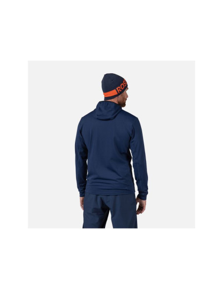 Bluza męska rossignol mid layer thin granatowa