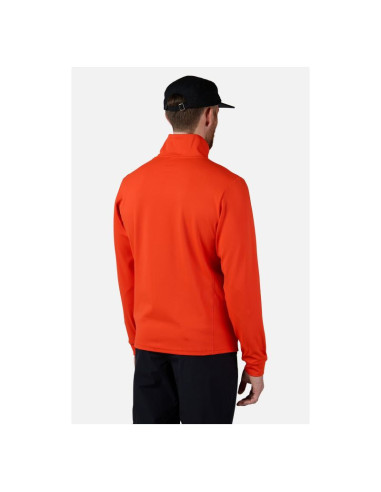 Bluza męska rossignol mid layer thin pomarańczowa