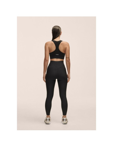 Legginsy treningowe damskie casall pure pocket high waist tights kolor czarny